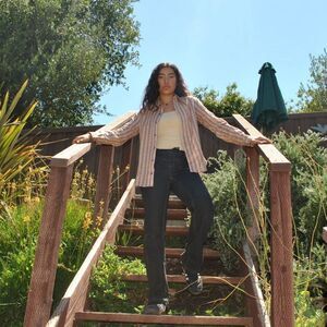 Vintage Givenchy for Chesa Patterned Button Up- S